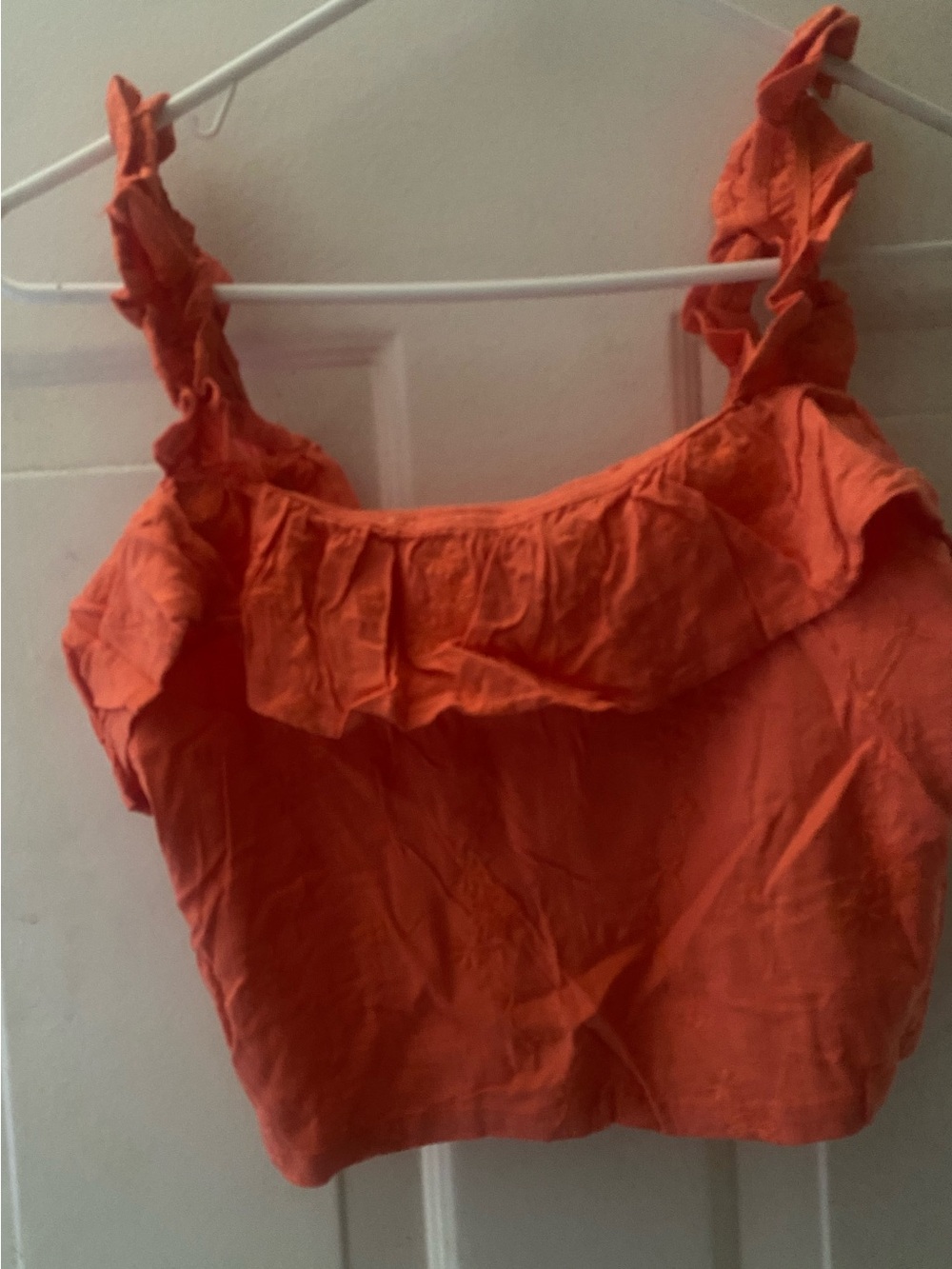 Forever 21 orange crop top